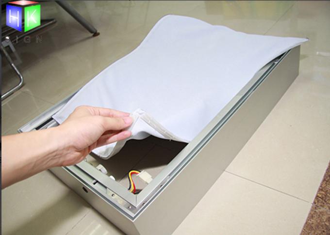 Коробка ткани метро светлая, коробка СИД Фрамелесс светлая для размера рамки А1 плаката