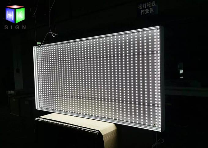 Передняя рамка плаката кнопки знака рекламы профиля светлой коробки ткани загрузки алюминиевая