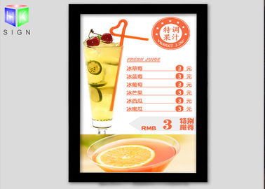 Китай Магнитный лист светлой коробки СИД рамки акриловый для доски меню ресторана поставщик