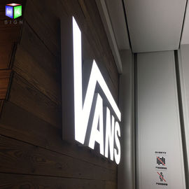 акриловая реклама приведенная знака писем канала 3Д установленная стеной для дисплея переднего имени магазина
